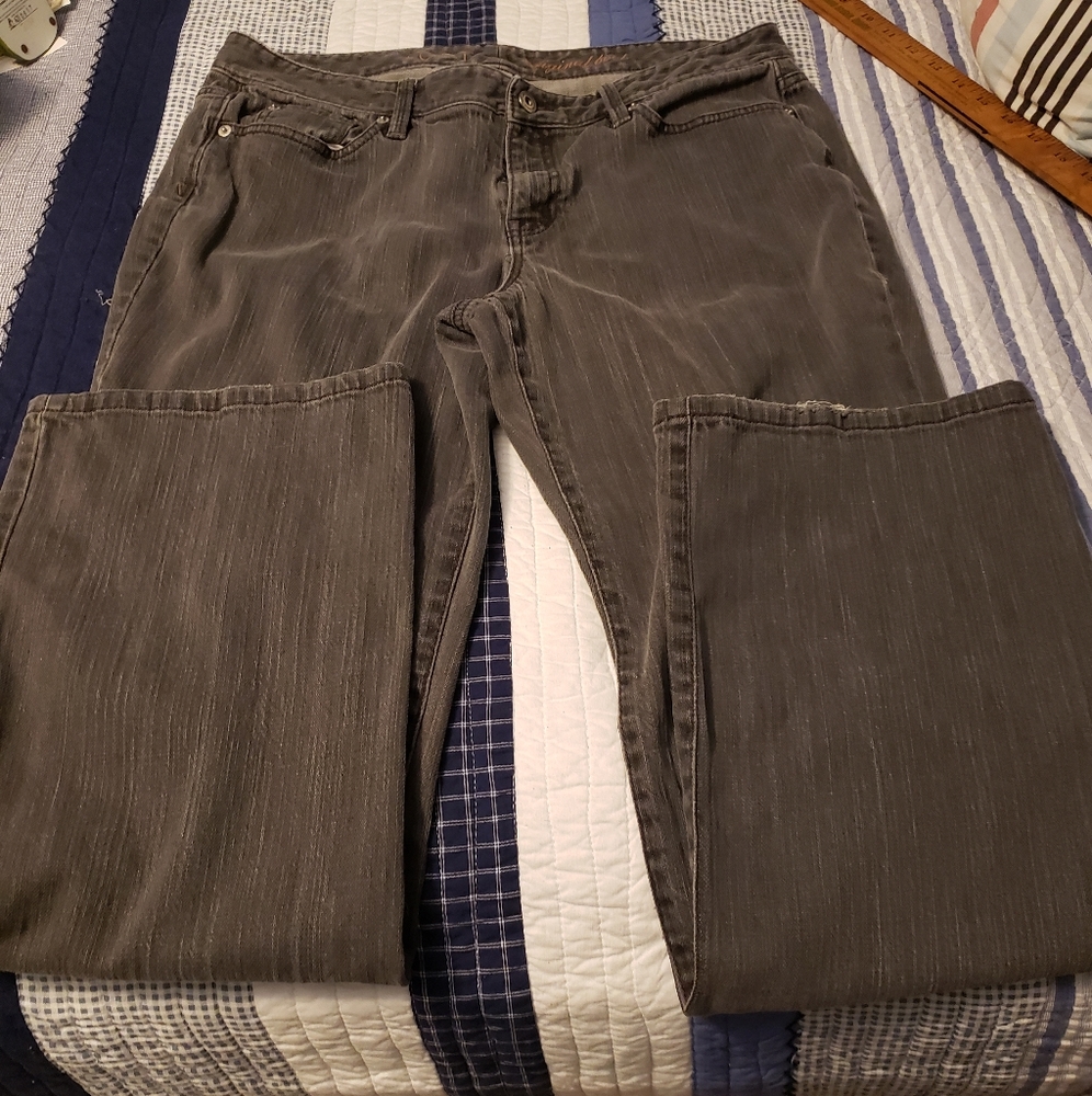 Black wash jeans